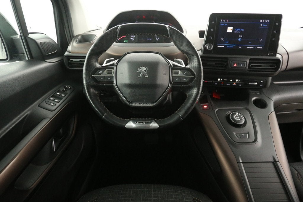 Peugeot Rifter 1.2 Puretech L2 GT 7p. 131PK | Aut. | Clima |, Auto's, Peugeot, Stof, Gebruikt, Euro 6, 1199 cc