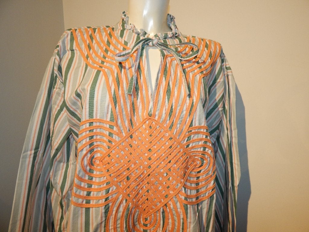 V de Vinster ibiza styl blouse tuniek sier stiksel kleur M, Maat 38/40 (M), Meerkleurig, Verzenden, V de Vinster