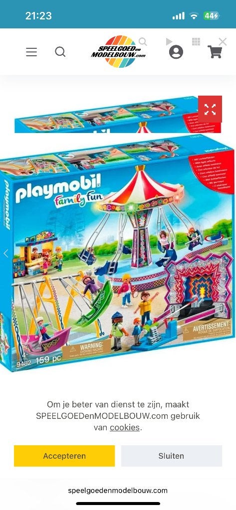Playmbil kermis 9482, Ophalen of Verzenden, Gebruikt