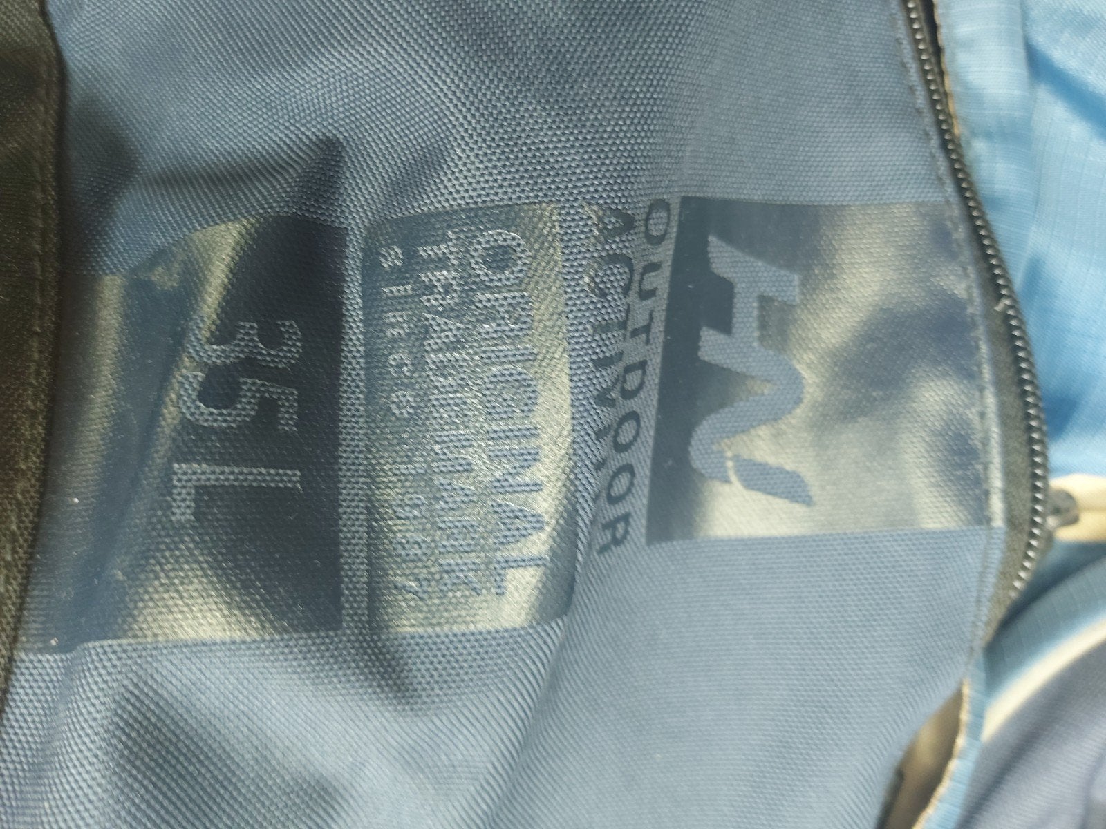 H.A. Outdoor Activities Rugzak 35L 2X - Grijs/Geel, Gebruikt, 25 tot 40 cm, Ophalen, Overige merken