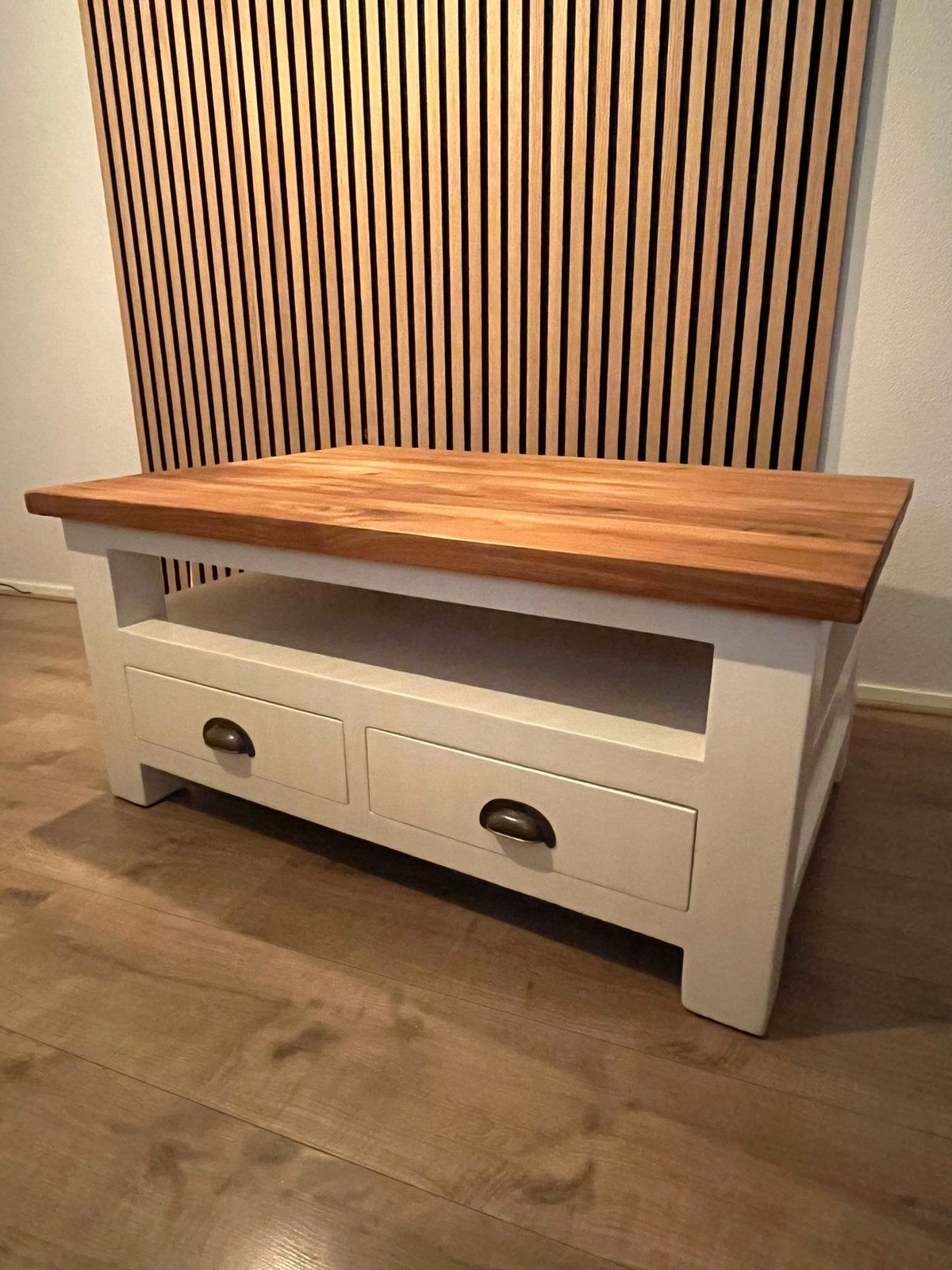 Teakhouten salontafel, Ophalen, 100 tot 150 cm, Teakhout, 50 tot 100 cm