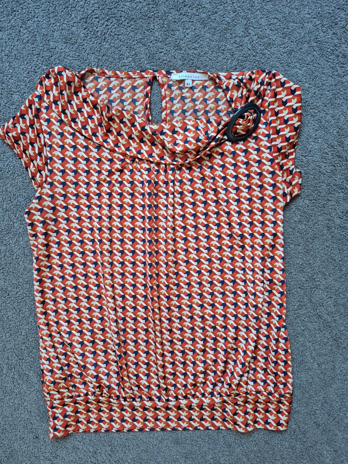 blouse Lola Liza maat 42, Kleding | Dames, Ophalen of Verzenden, Zo goed als nieuw, Maat 42/44 (L), Blauw
