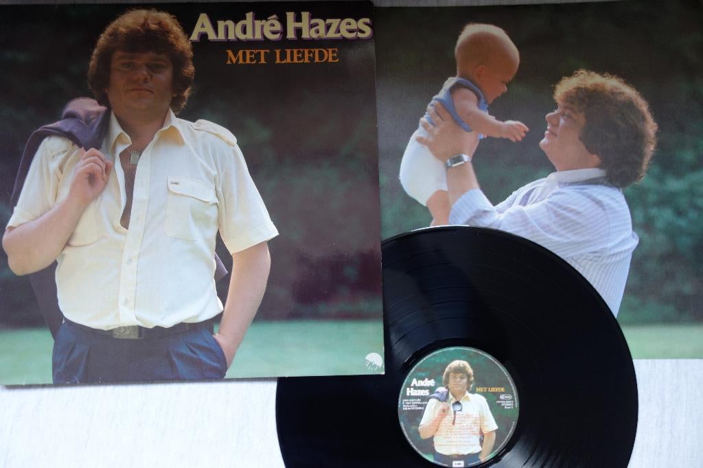 Lp André Hazes met liefde, Ophalen of Verzenden, Zo goed als nieuw, 12 inch, Levenslied of Smartlap