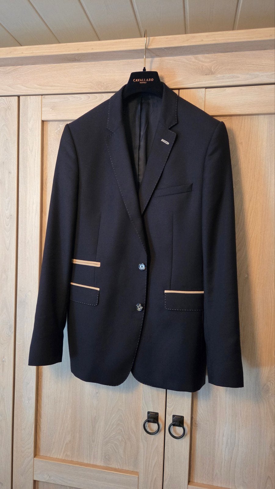 Cavallaro Colbert Maat 50 - Stijlvol Heren Colbert, Kleding | Heren, Kostuums en Colberts, Ophalen of Verzenden, Gedragen, Cavallaro Napoli