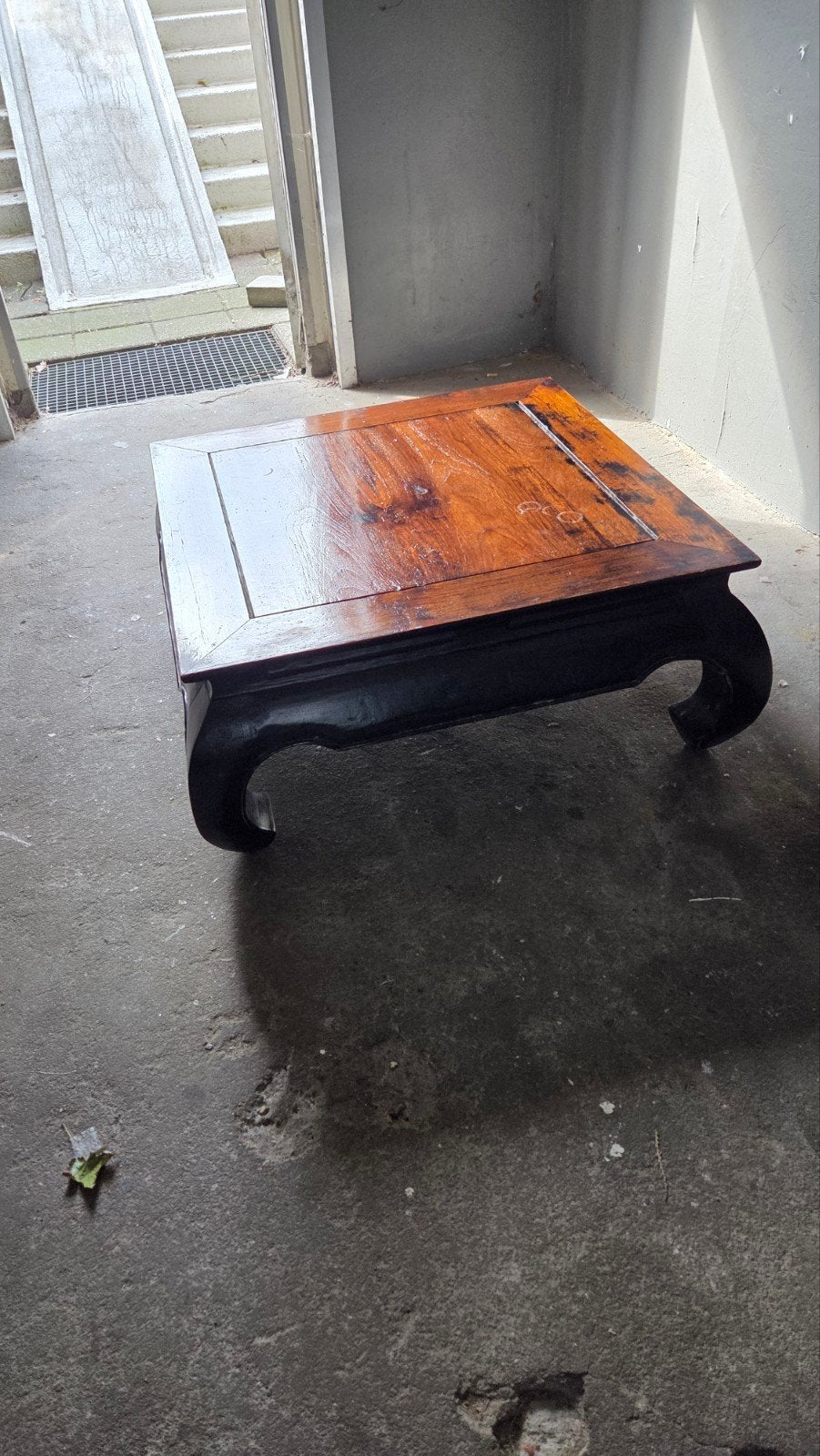 Orginele Opiumtafel, Gebruikt, Overige houtsoorten, 50 tot 100 cm, Opium
