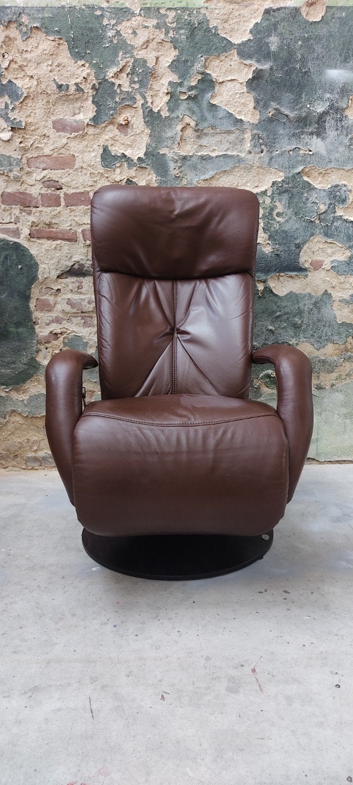 Quality Design Himolla Leather Relaxing Chair, Ophalen, Gebruikt, Modern, Comfort, 75 tot 100 cm