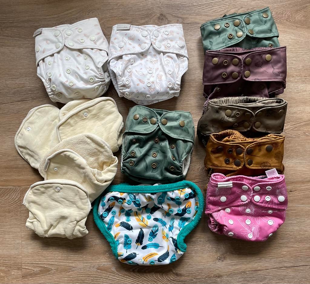 Mooi pakket wasbare luiers, Ophalen, Zo goed als nieuw, Jongetje of Meisje