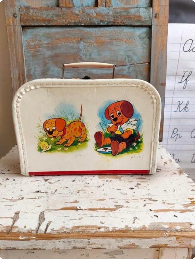 Vintage kinderkoffertje 🐶 ❤️, Ophalen of Verzenden