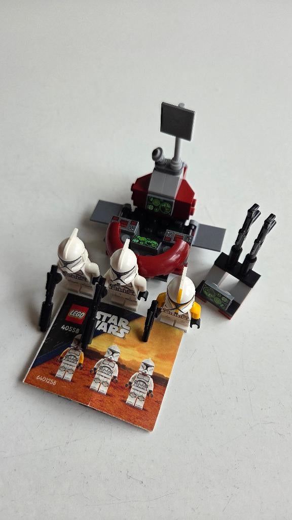 Lego Star Wars Set 40558 Clone Trooper Command Station, Compleet, Star Wars, Lego, Ophalen of Verzenden