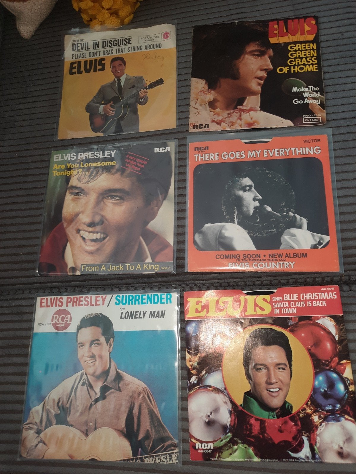 Elvis Presley 7 inch vinyl singles collectie, Ophalen of Verzenden, 1960 - 1969, Gebruikt, 7 inch