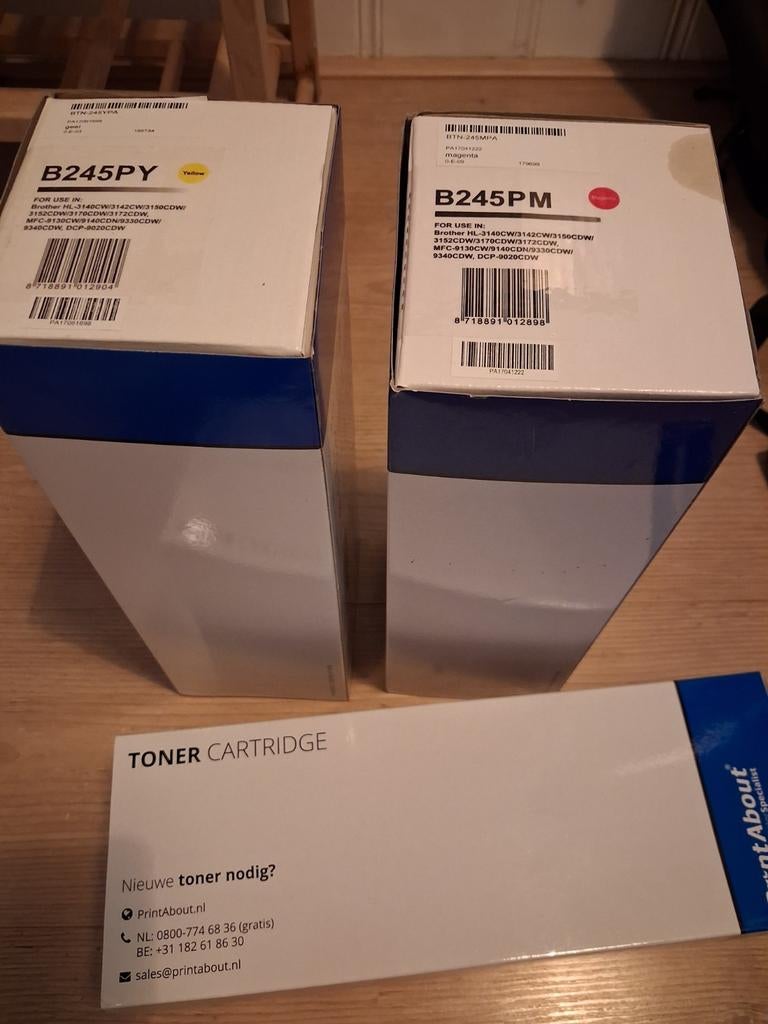 Kleuren toners voor Brother laserprinter, Ophalen of Verzenden, Nieuw, Toner, Brother (compatibel)