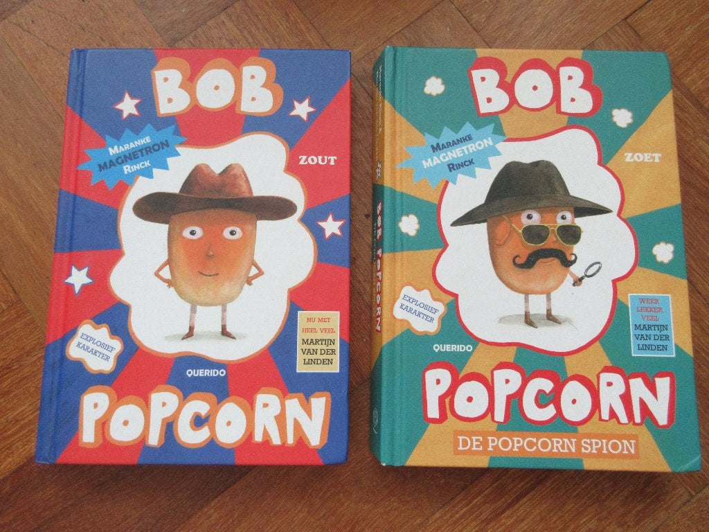 2 x boek Bob Popcorn  ( zout + zoet ), Boeken, Ophalen of Verzenden, Gelezen, Fictie algemeen