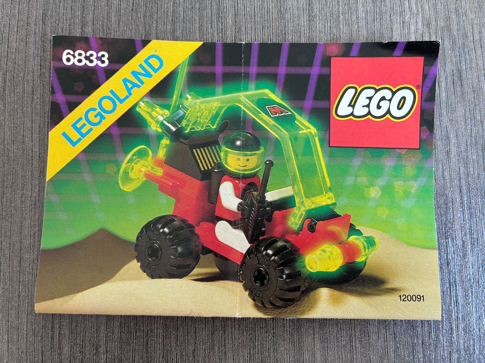 Lego M-tron Ruimtewagen #6833 (1990), Kinderen en Baby's, Ophalen, Gebruikt, Lego, Complete set