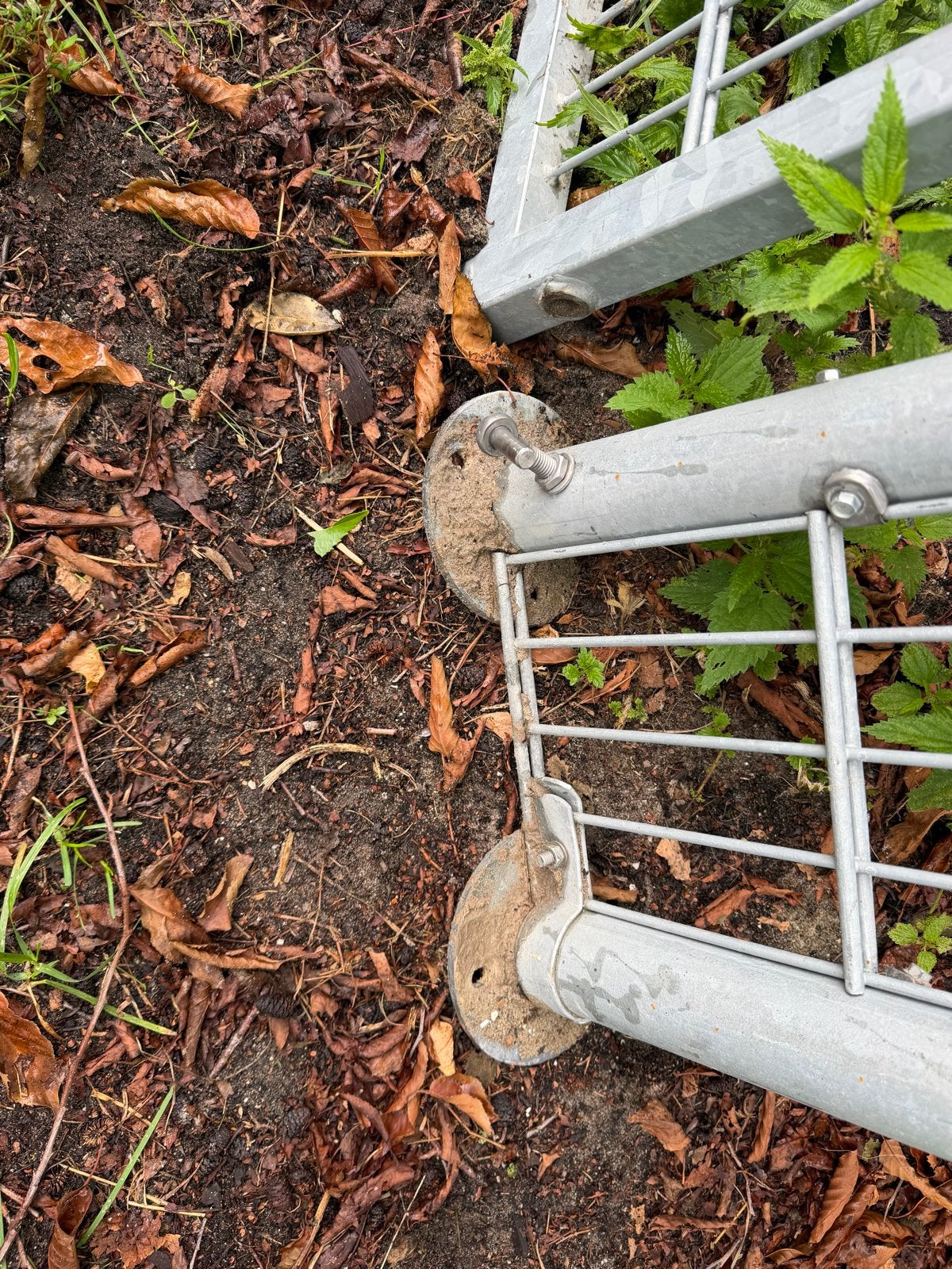 Foto 6 van Dubbelstaafmat hekwerk met poort(roestvrij)