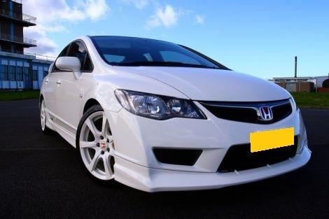 JapPower Type-R style frontlip - Honda Civic 1.3 Hybrid 09+, Ophalen of Verzenden