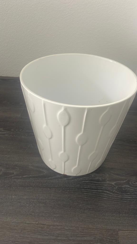 Wit pot glas, Ophalen
