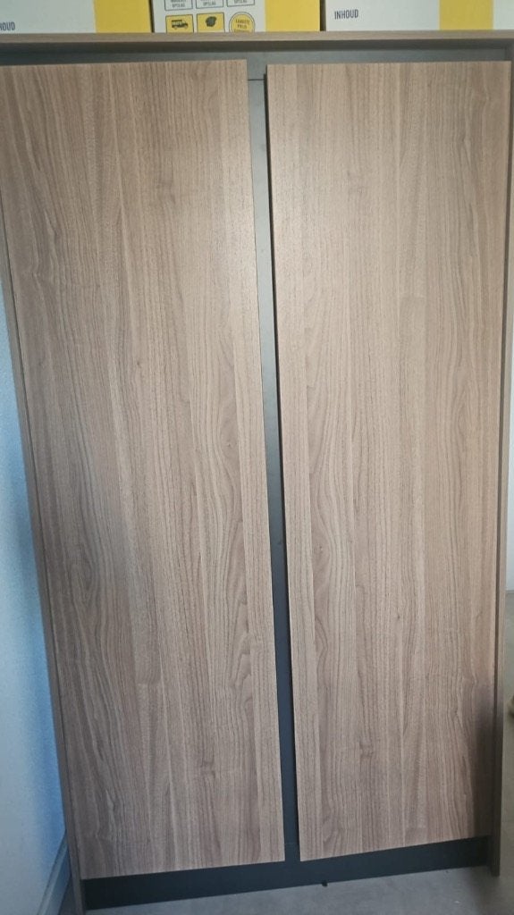 Babydump 2-deurs kledingkast babykamer - Zo goed als nieuw, Ophalen, Kast, 50 tot 70 cm, 105 cm of meer