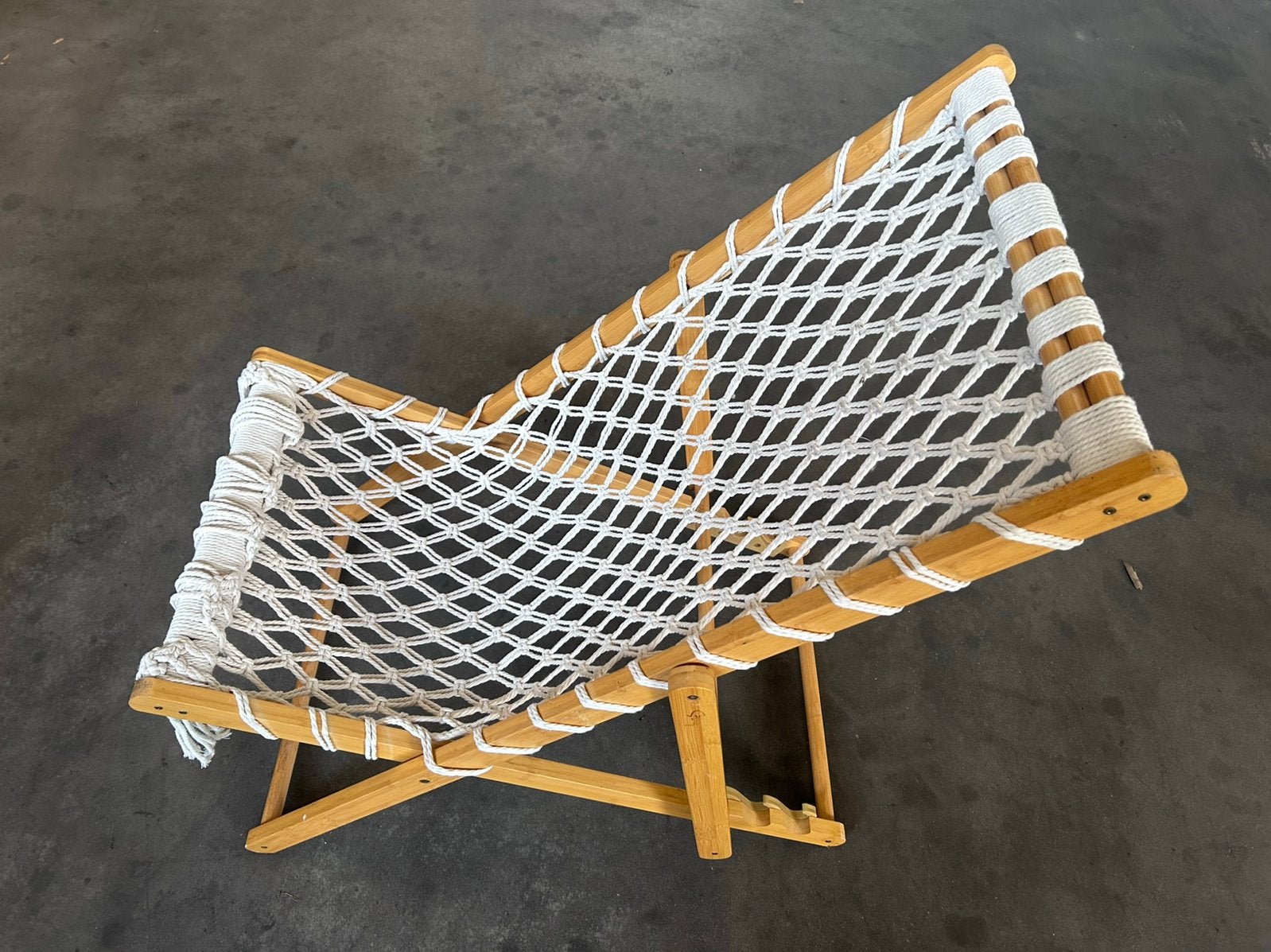 Nieuw Ibiza stoel strandstoel macramé ligbed lounge, Ophalen, Zo goed als nieuw