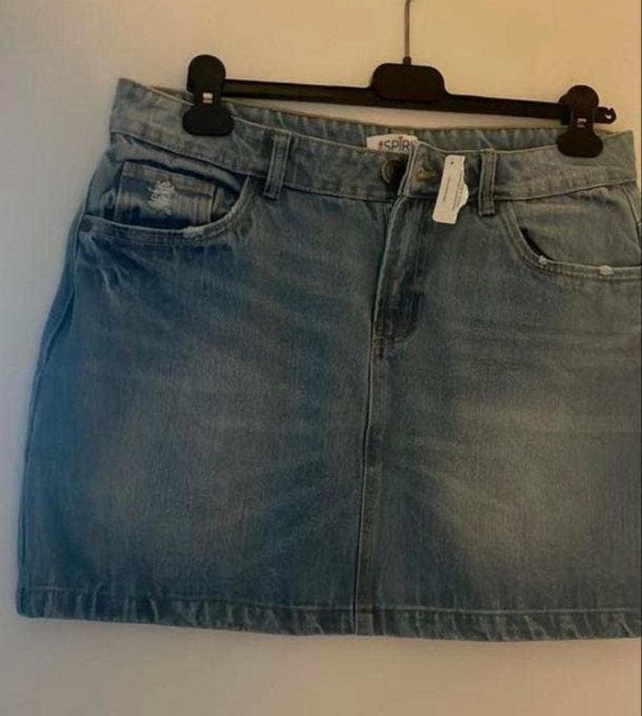 Spirit denim rok maat M nieuw, Kleding | Dames, Maat 38/40 (M), Blauw, Nieuw, Ophalen of Verzenden