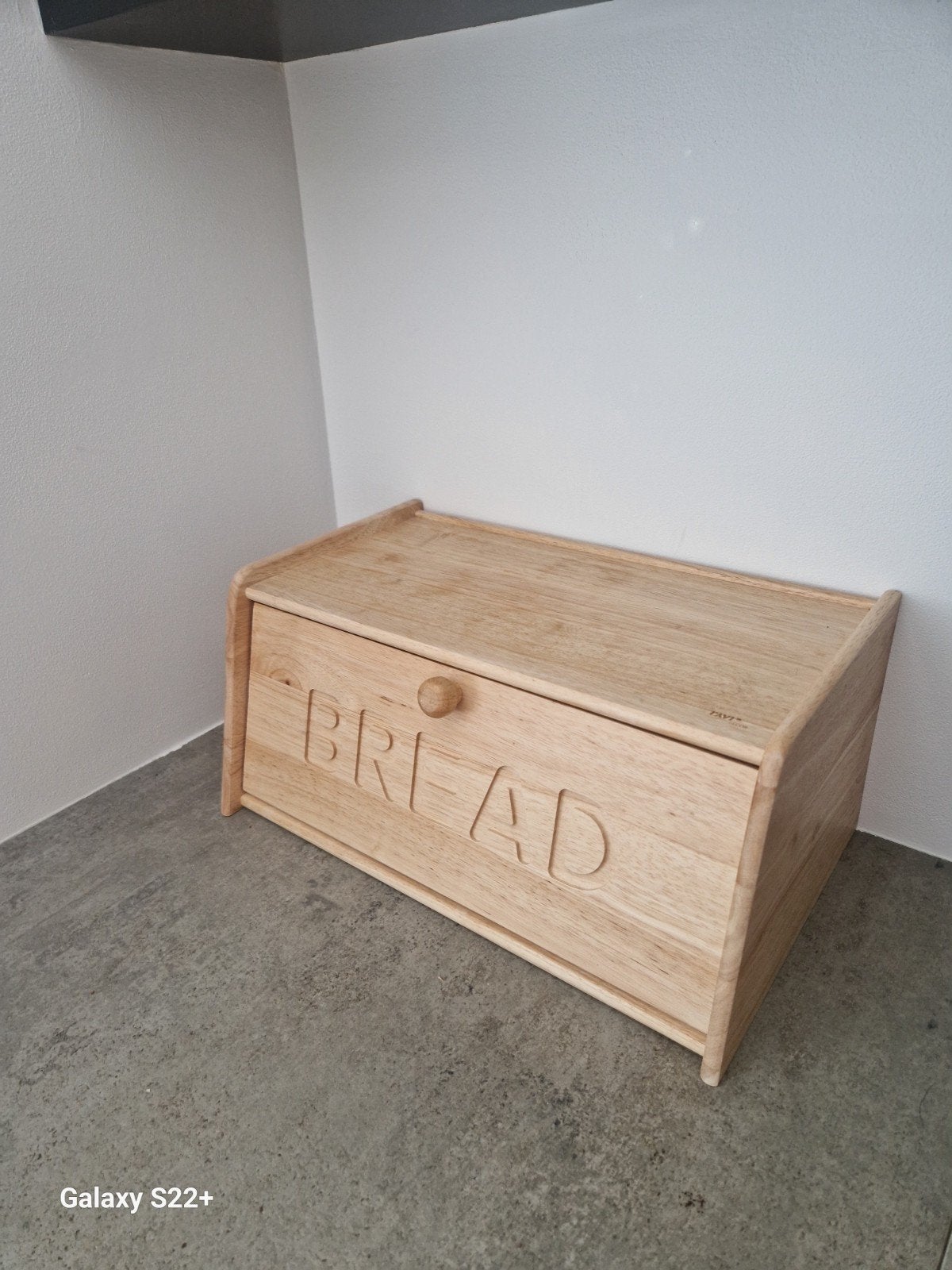 Houten broodtrommel, Hout, Zo goed als nieuw, Broodtrommel, Ophalen