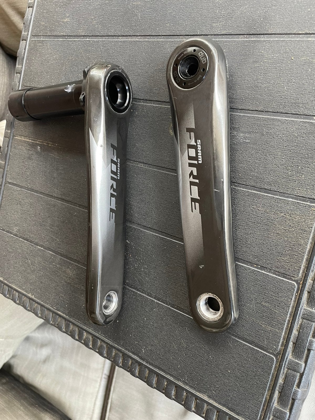 Sram force d1 crank, Fietsen en Brommers, Fietsonderdelen, Crankstel of Pedalen, Gebruikt, Ophalen of Verzenden, Racefiets