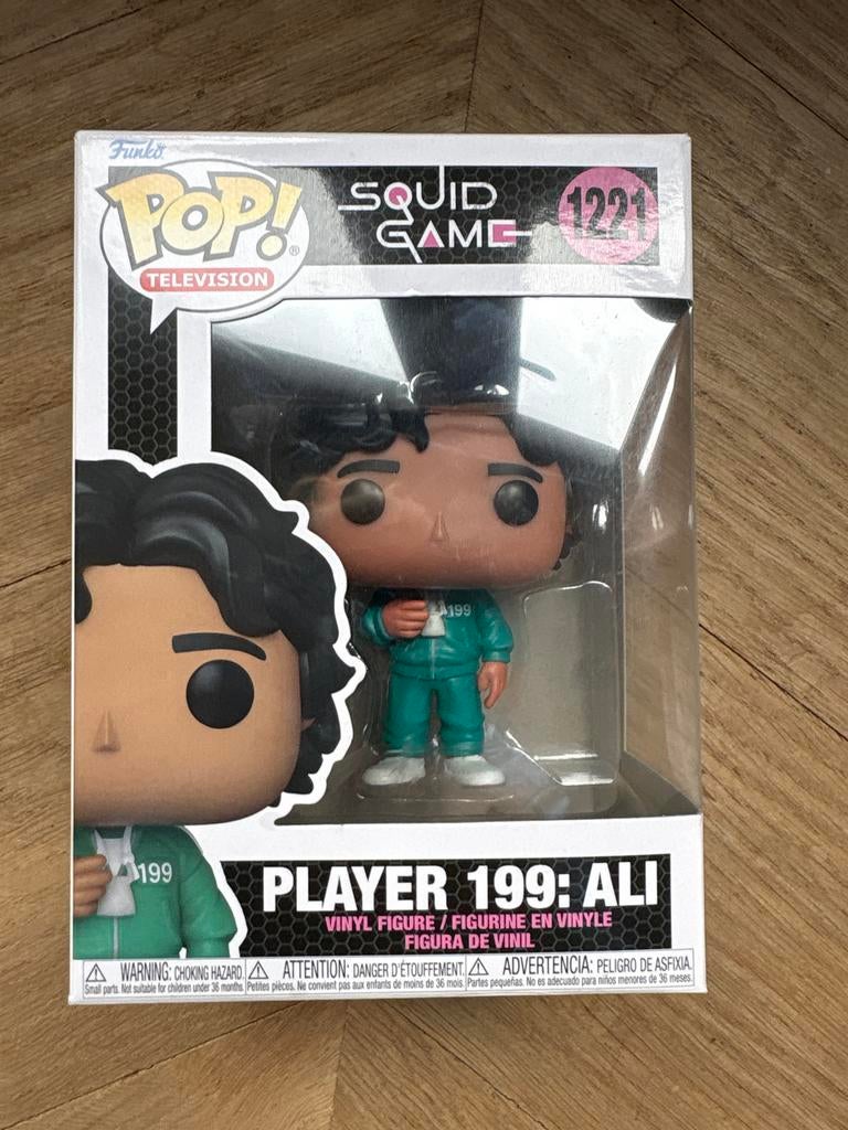 Funko Pop! Squid Game Player 199: Ali (1221), Ophalen of Verzenden, Nieuw