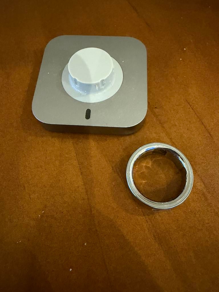 Oura ring GEN4 maat 10, Sieraden, Tassen en Uiterlijk, Activity trackers, Ophalen of Verzenden, Gebruikt, Zilver, Android