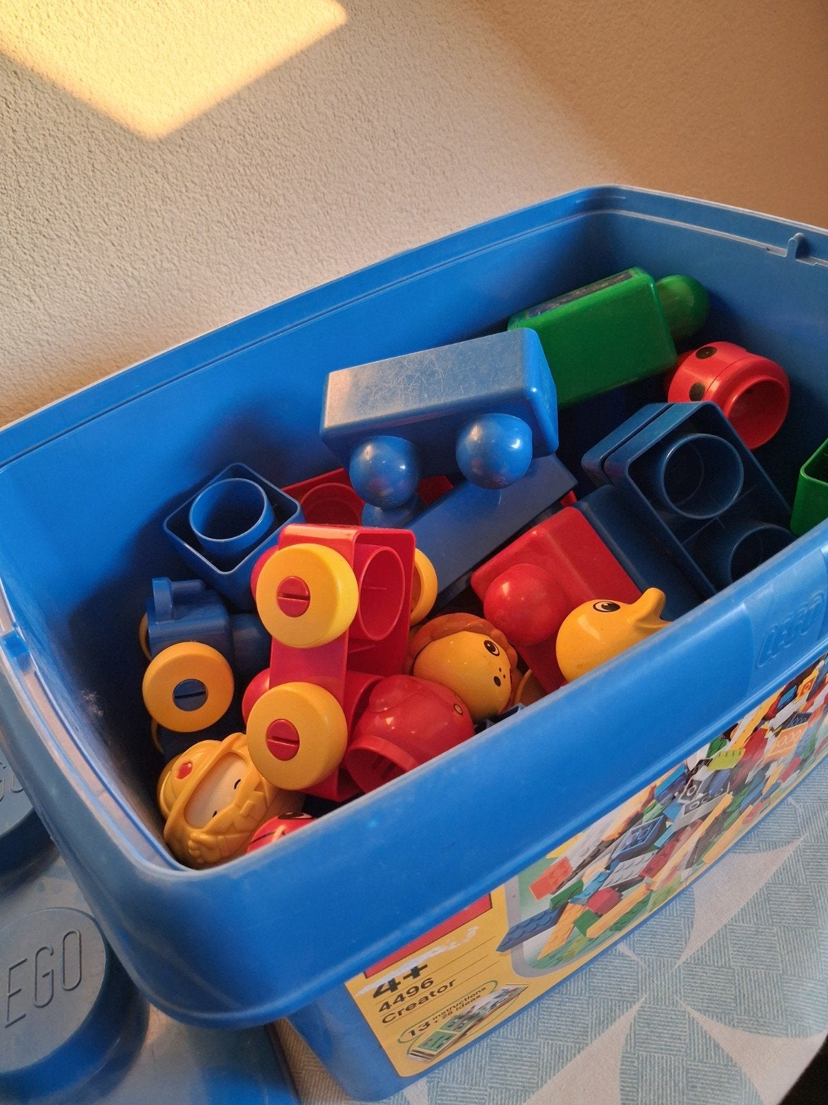 Grote doos LEGO Duplo Creator 4496 met diverse blokken, Ophalen, Inclusief minifiguren, Gebruikt, Duplo