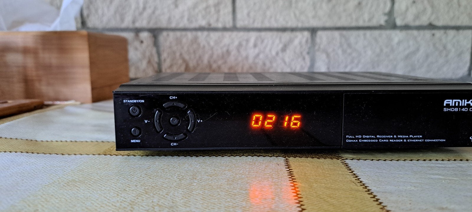 Amiko SHD-8140 CX E Full HD Digitale Sat Ontvanger, Ophalen, Gebruikt, Decoder