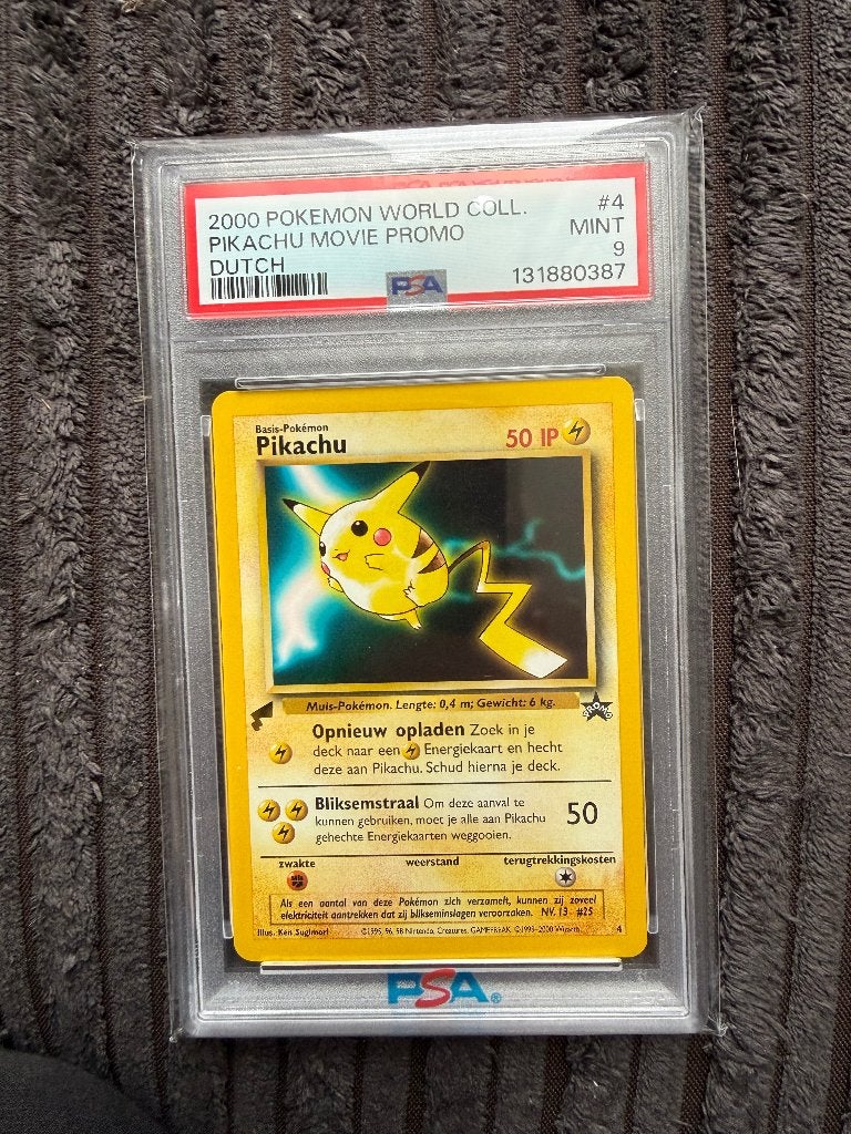Pikachu nederlands film promo PSA9, Ophalen of Verzenden, Zo goed als nieuw