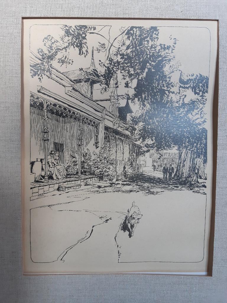 Prent van Nederlandsch-Indië Litho, Antiek en Kunst, Verzenden