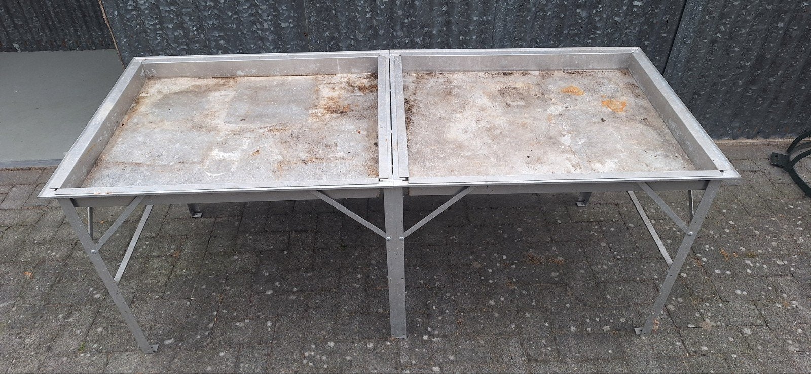 Planttafel, Ophalen, Rechthoekig, Aluminium