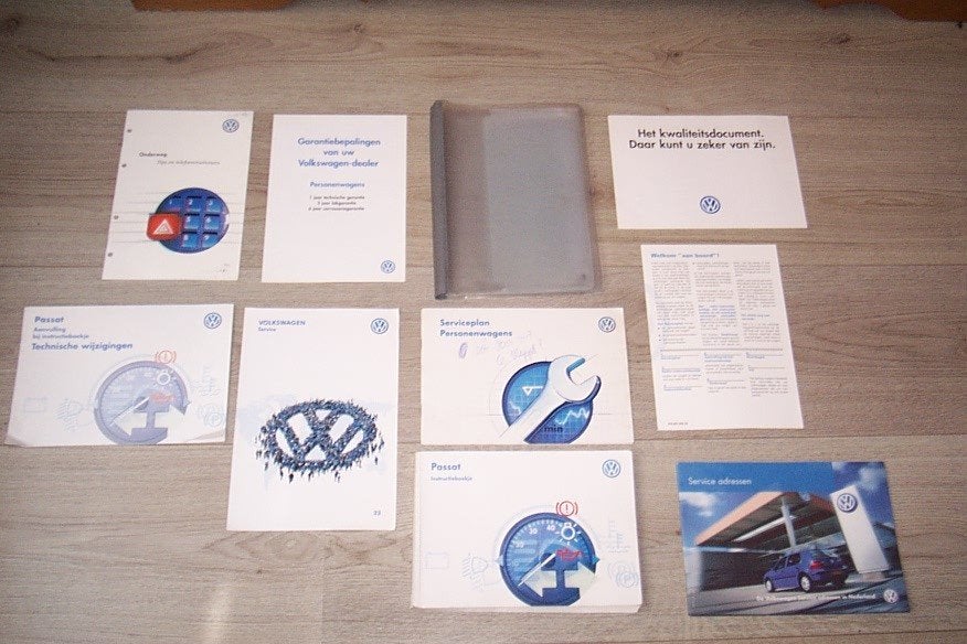 Complete map boekjes VW PASSAT type B5(3b)  1996/2000, Ophalen of Verzenden
