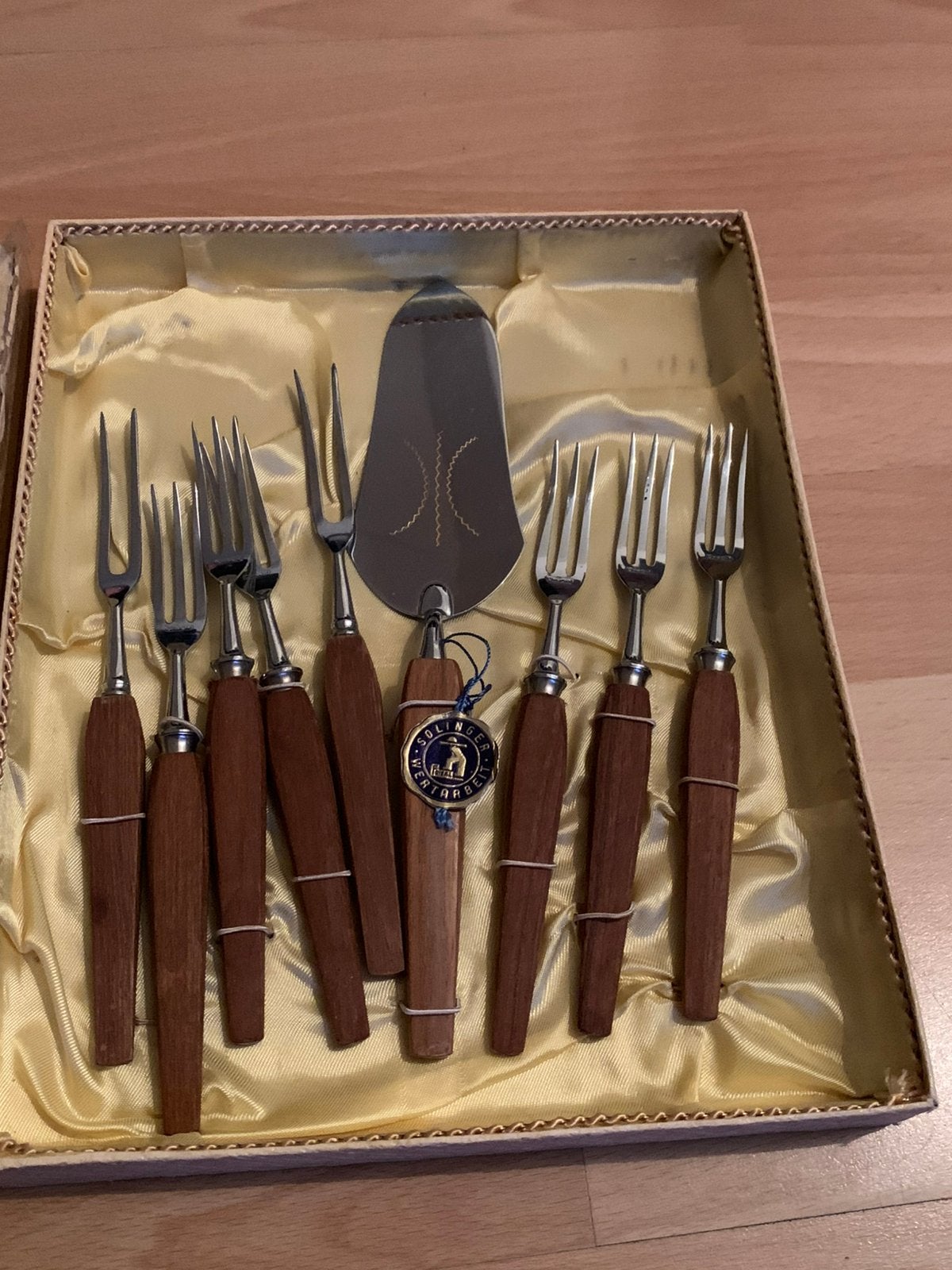 Antieke Solinger taart serveerset (nieuw), Ophalen of Verzenden