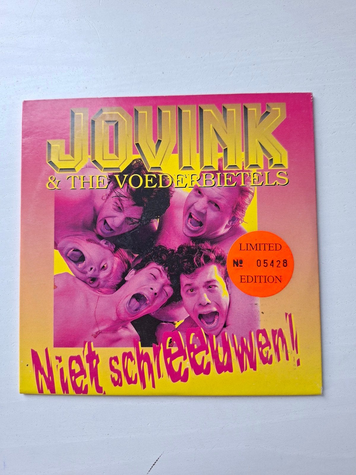 Jovink & The Voederbietels - Niet schreeuwen! (Single), Cd's en Dvd's, Ophalen of Verzenden, Gebruikt, Nederlandstalig