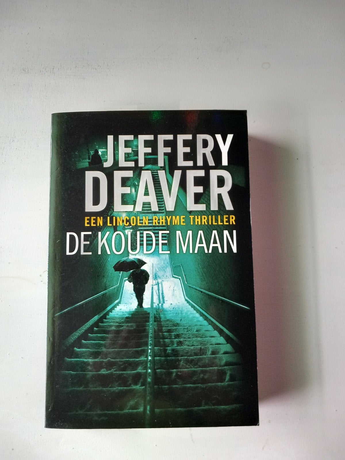 Jeffery Deaver - De Koude Maan (Lincoln Rhyme thriller), Ophalen of Verzenden, Zo goed als nieuw, Jeffery Deaver
