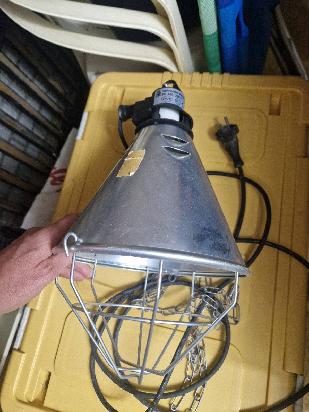 Schneider Infrarood Warmtelamp 250W met Philips lamp, Doe-het-zelf en Verbouw, Overige Doe-het-zelf en Verbouw, Gebruikt, Ophalen of Verzenden