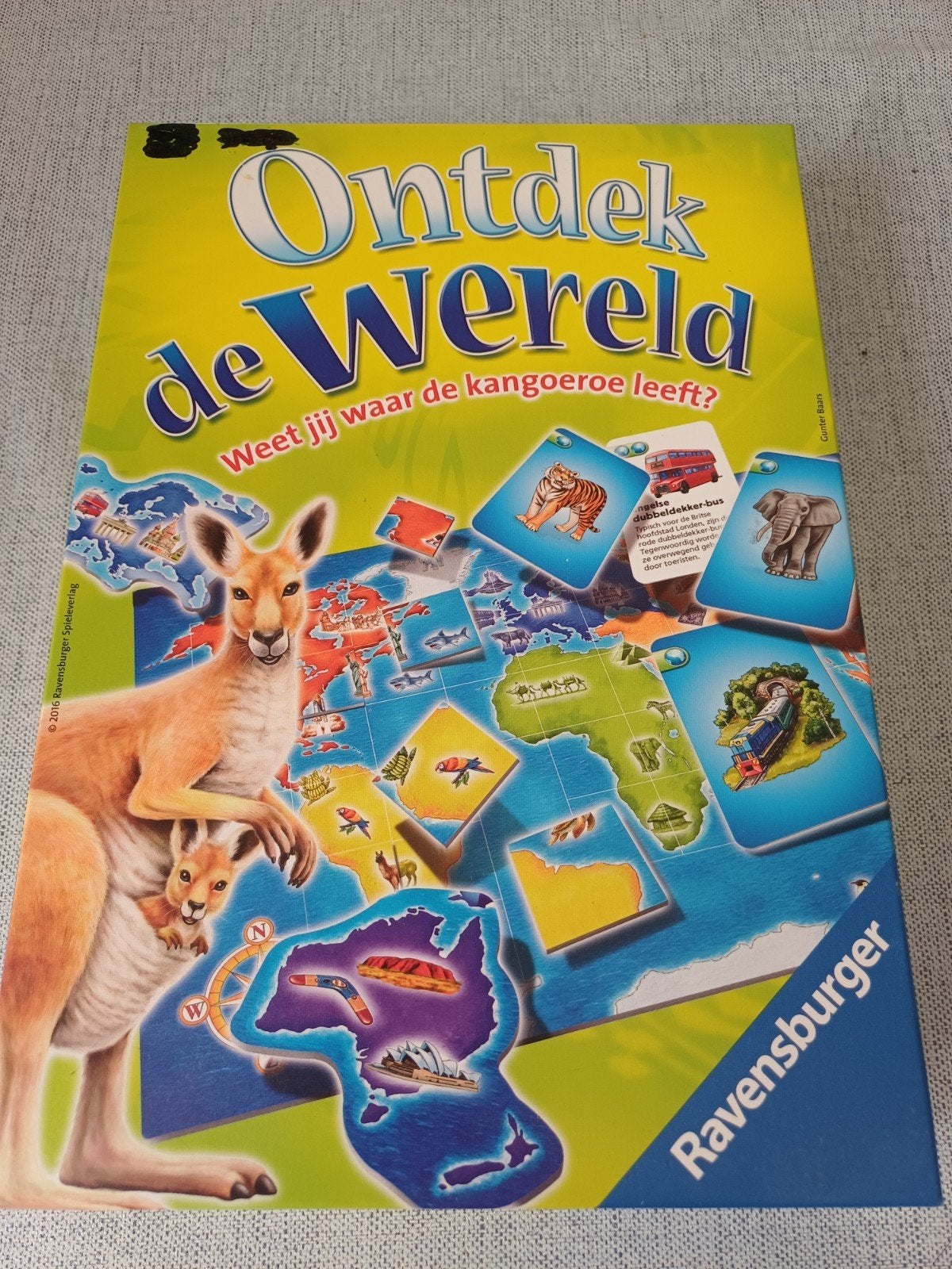 Ravensburger Ontdek de Wereld: Educatief Gezinsspel, Een of twee spelers, Ophalen of Verzenden, Gebruikt, Ravensburger