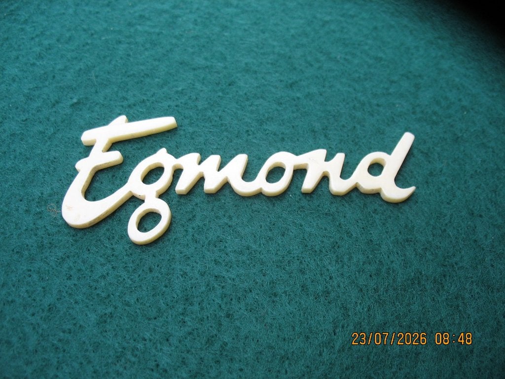 Egmond logo voor gitaar versterker (replica), Muziek en Instrumenten, Ophalen of Verzenden, Nieuw, Minder dan 50 watt