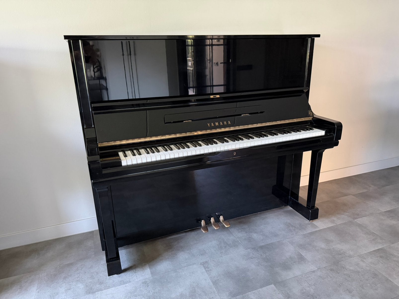 Piano Yamaha U3 / hoogglans zwart, Ophalen, Gebruikt, Zwart, Piano