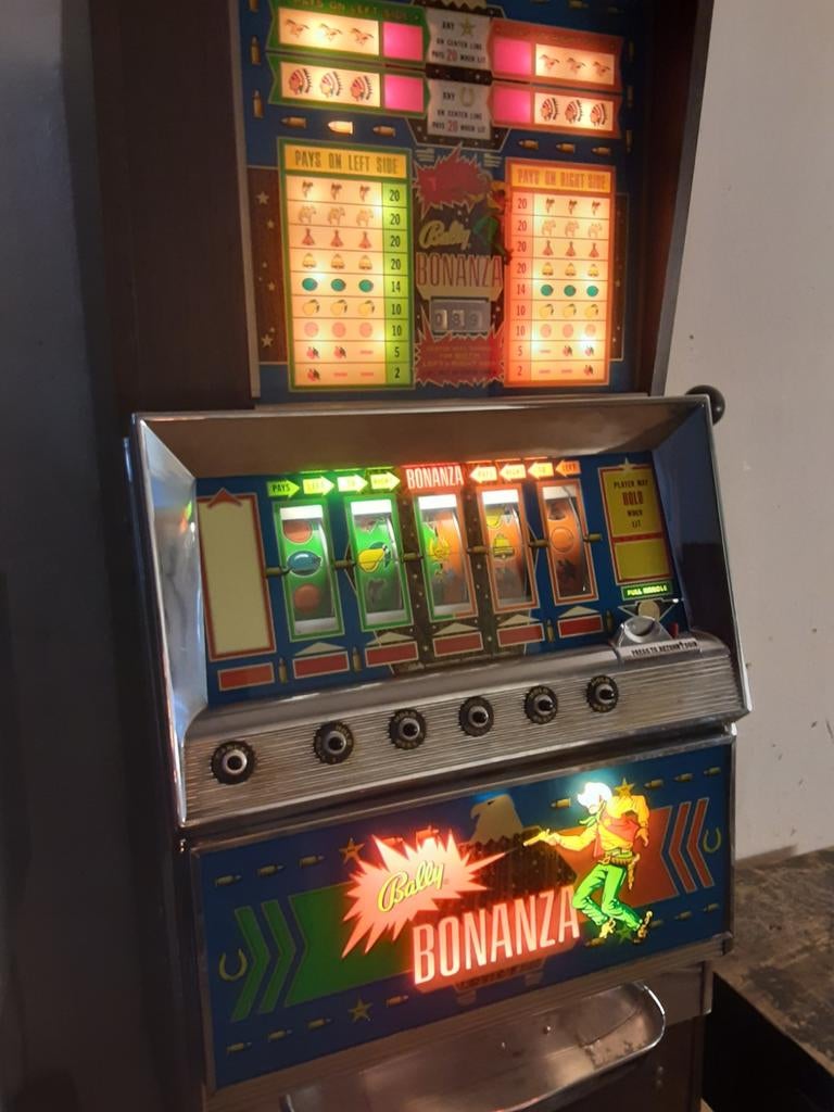 Vintage Bally Bonanza Gokkast, Verzamelen, Ophalen, Gebruikt