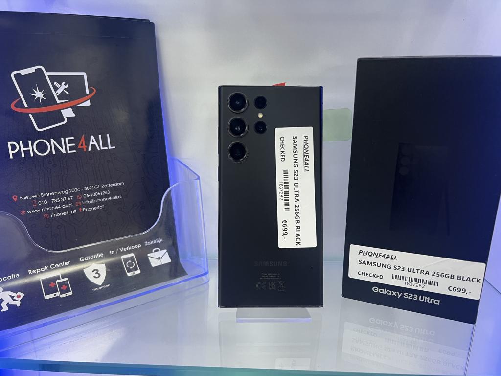 SAMSUNG S23 ULTRA 256GB BLACK, Telecommunicatie, Mobiele telefoons | Samsung, Niet ingevuld, Niet ingevuld, Nieuw, Zonder simlock