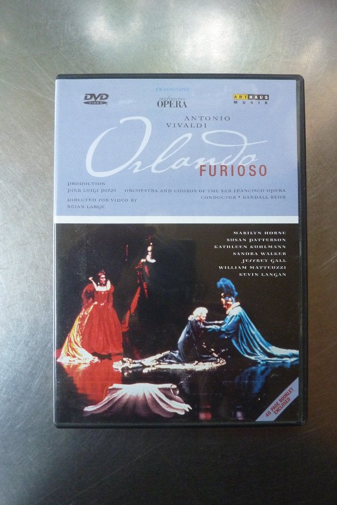 Vivaldi Orlando Furioso, Cd's en Dvd's, Dvd's | Muziek en Concerten, Alle leeftijden, Ophalen of Verzenden, Zo goed als nieuw