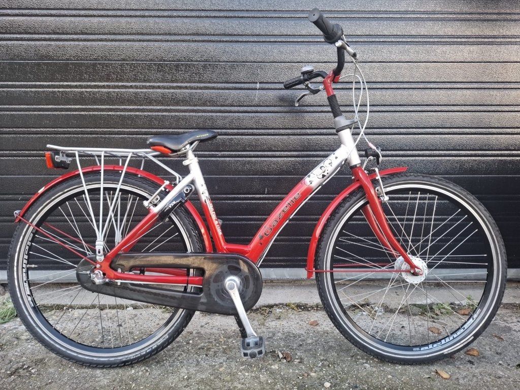 Gazelle whale 26 inch meisjesfiets 3 versnellingen, Fietsen en Brommers, Terugtraprem, Niet ingevuld, Handrem, Niet ingevuld