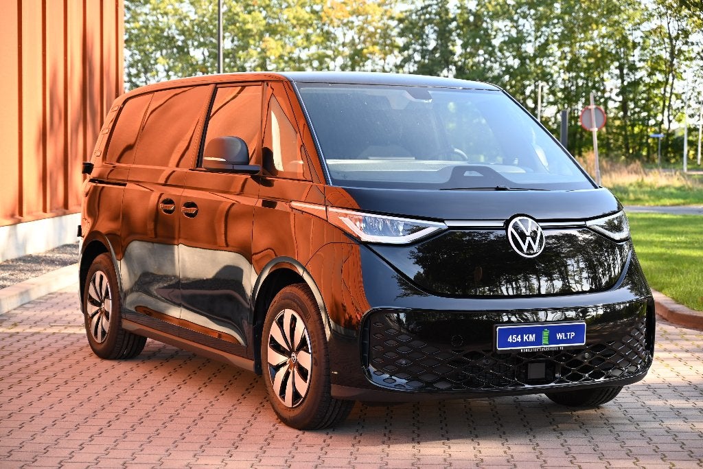 Volkswagen ID. Buzz Cargo 79 kWh Black Long Range 454km, Automaat, Zwart, Volkswagen, Zwart