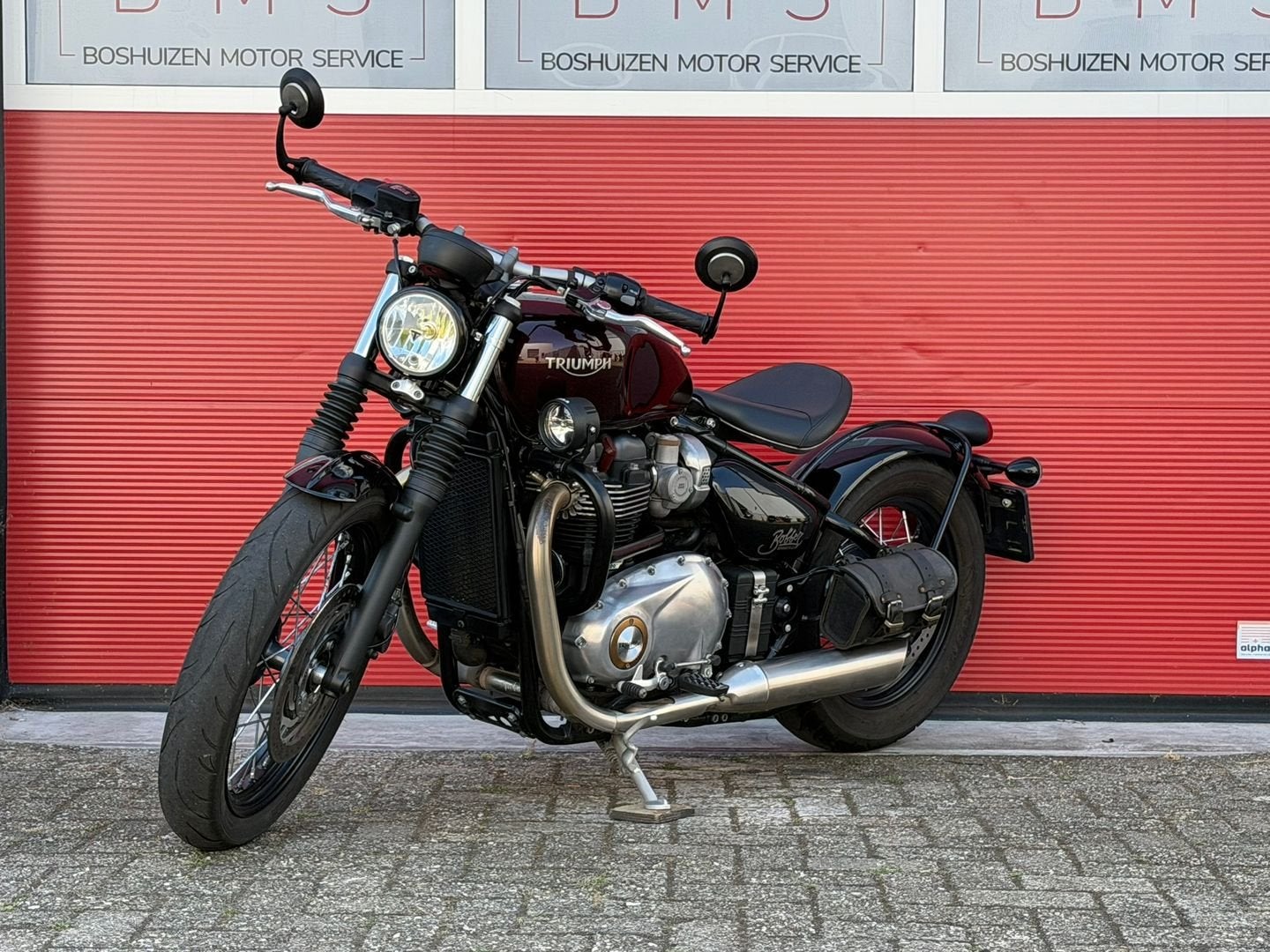 TRIUMPH BONNEVILLE BOBBER (bj 2017), 2 cilinders, Bedrijf, Onbekend, Meer dan 35 kW