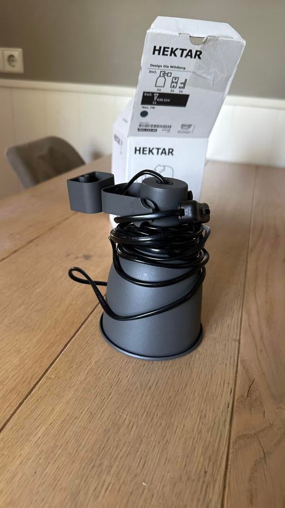 Kleine Lamp ikea hektar, Huis en Inrichting, Lampen | Spots, Ophalen of Verzenden, Zo goed als nieuw, Metaal of Aluminium, Plafondspot of Wandspot