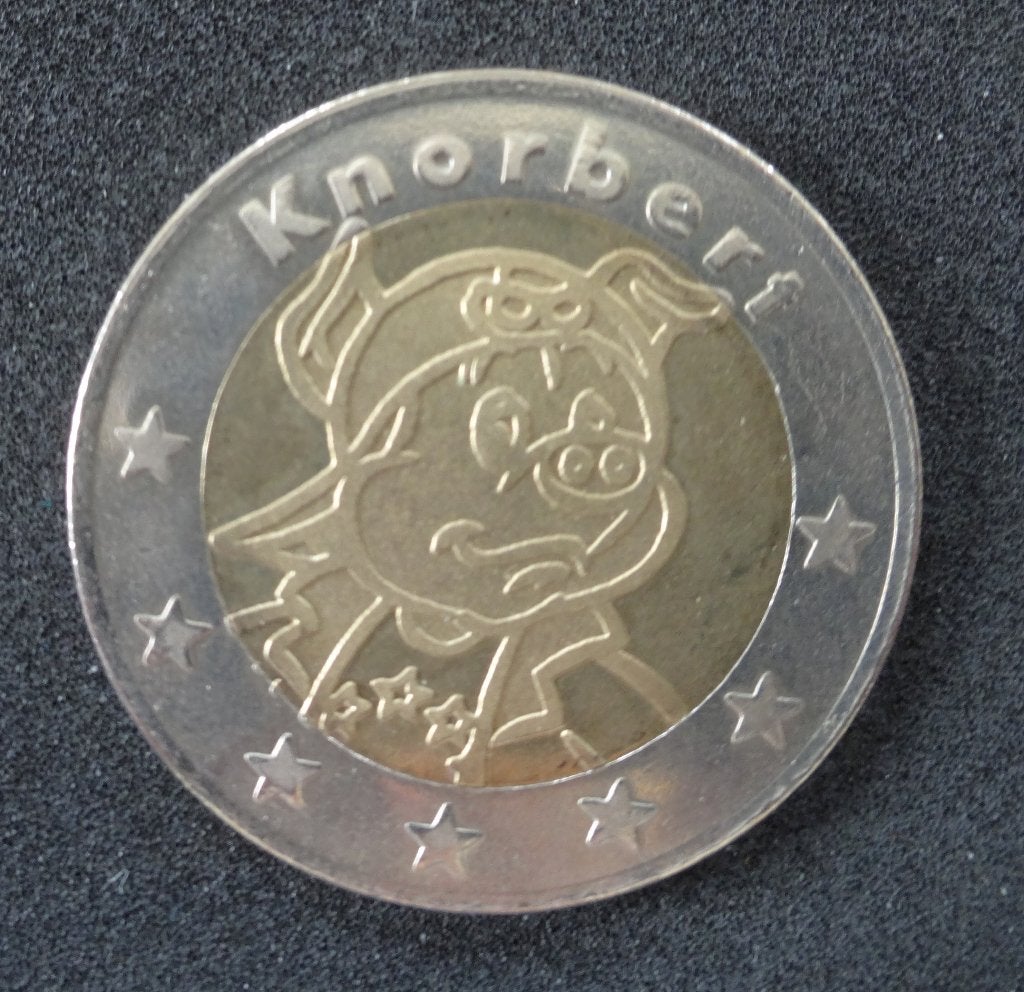 Knorbert VSB kindereuro 1998, Postzegels en Munten, Ophalen of Verzenden, Koningin Beatrix, Losse munt