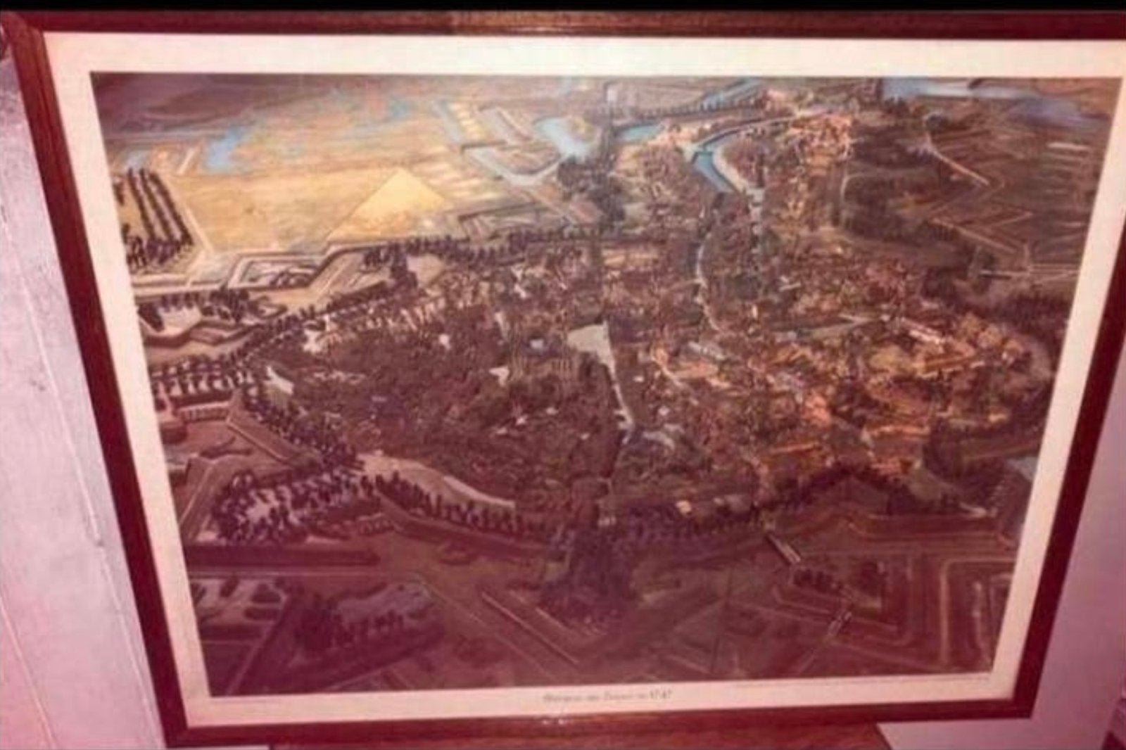 Bergen op Zoom ,Maquette geschonken door het Markiezenhof, Ophalen of Verzenden