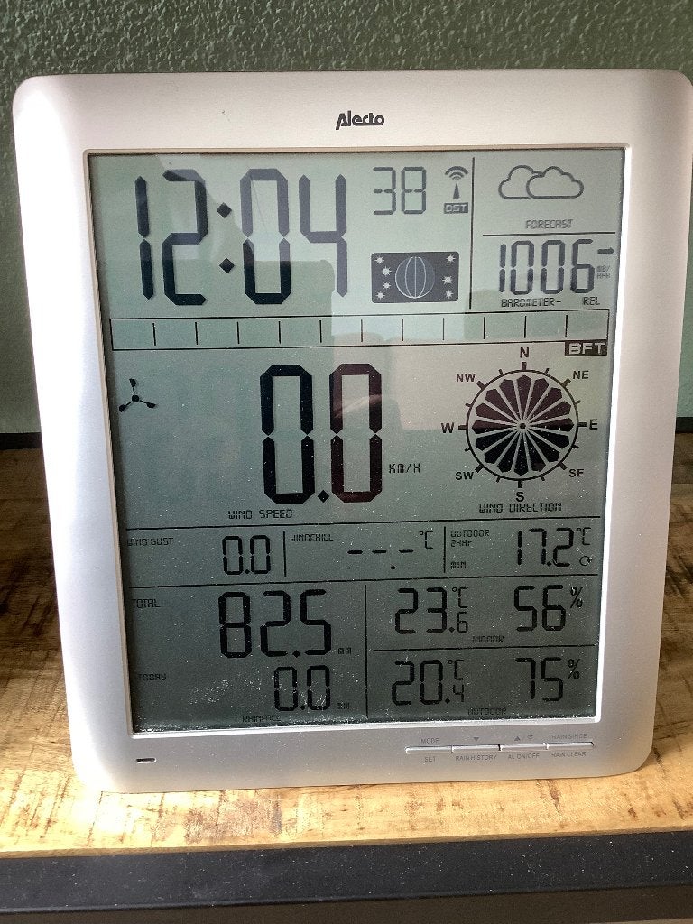 Weerstation Alecto WS 3800., Ophalen, Zo goed als nieuw, Weerstation